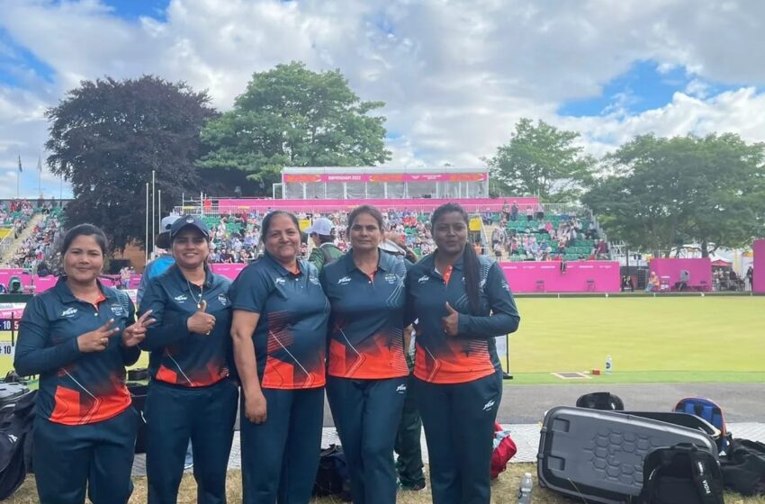  CWG2022:India’s first medal in Lawn Bowls secured