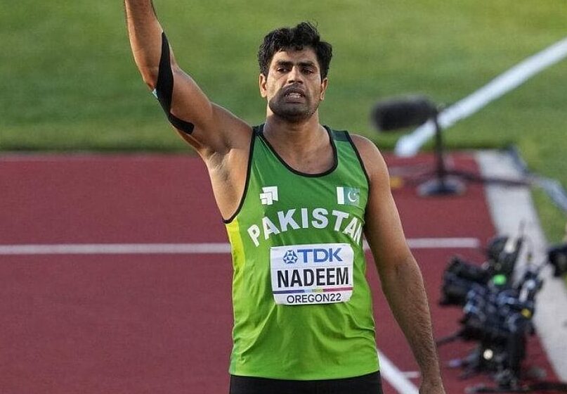  Arshad Nadeem bagged the gold medal for Pakistan in the javelin throw competition.