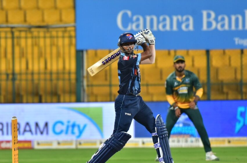  Maharaja Trophy: from ball boy to player-of-the-match, LR Chethan is making every opportunity count