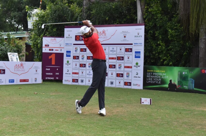 Abhijit Singh Chadha shines with a 62 in round one of Rajasthan Tourism presents Jaipur Open 2022