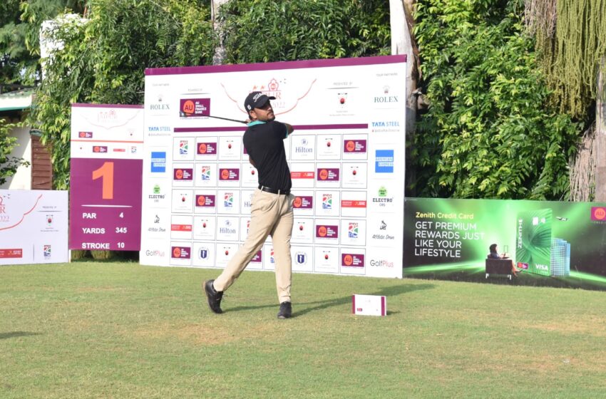Golf:Amrit Lal’s super 63 gives him second round lead