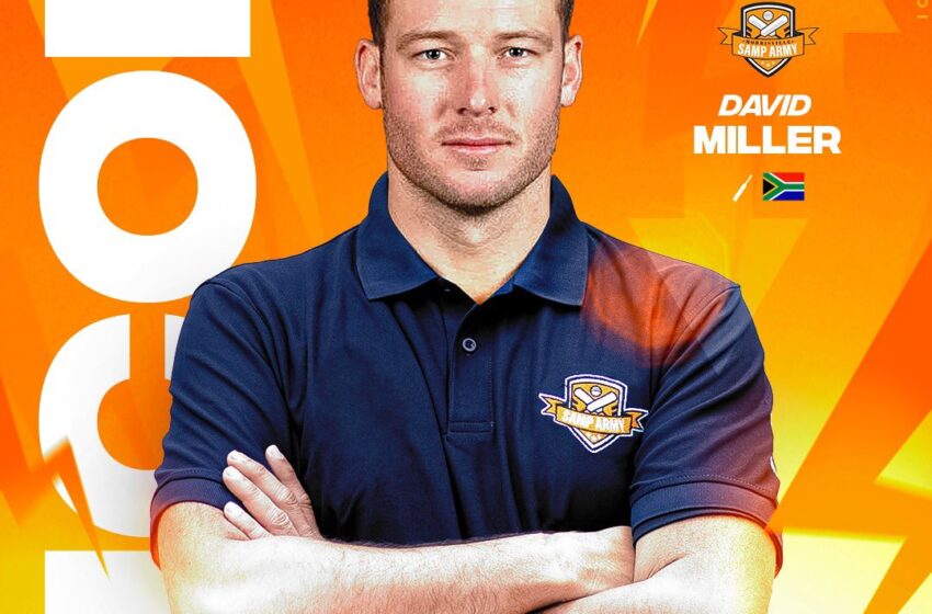 Morrisville SAMP Army announce David Miller as Icon Player, sign Anrich Nortje, Moeen Ali & Shimron Hetmyer