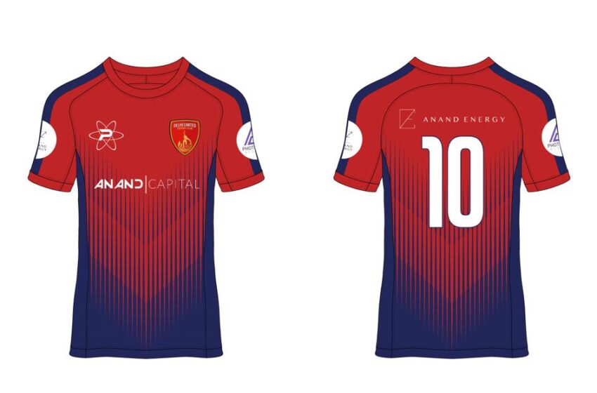  Take a look at Delhi United FC’s attractive Home Kit