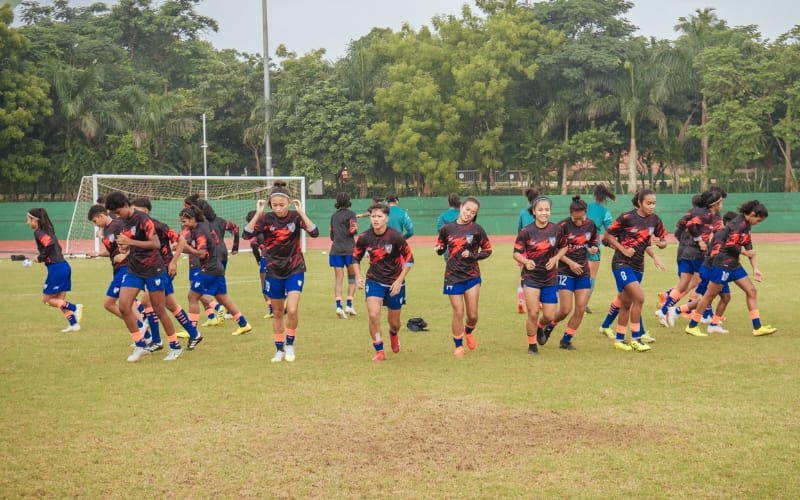 India U-17 Women’s team leaves for exposure tour to Spain