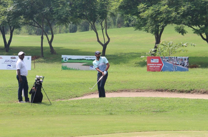  Khalin Joshi moves into lead in round two of J&K Open 2022 presented by J&K Tourism
