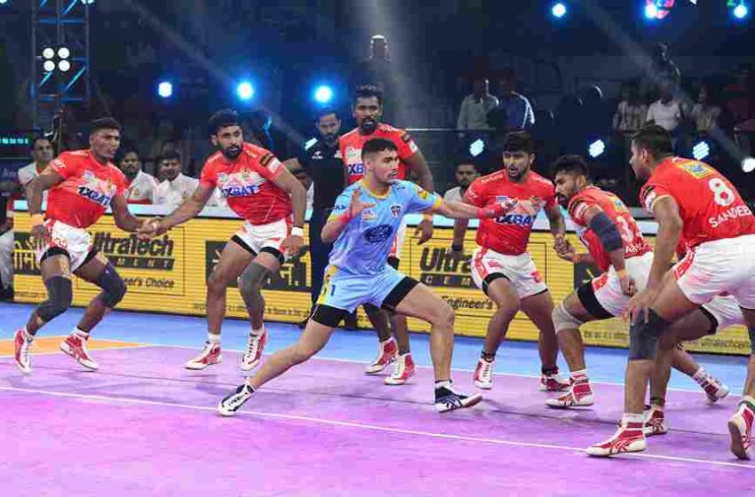  Vivo Pro Kabaddi League : Gujarat thrash UP Yoddhas