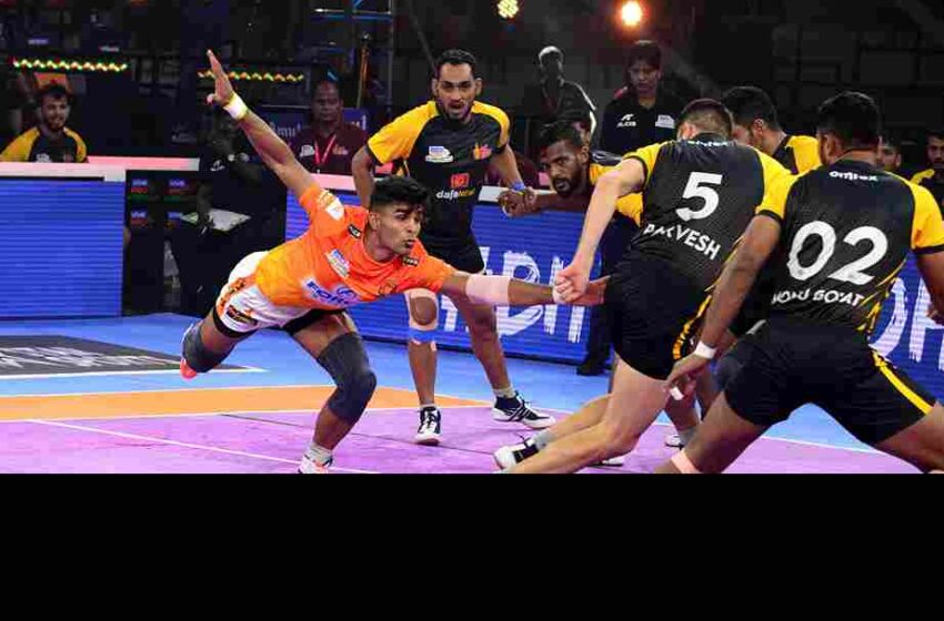  Vivo Pro Kabaddi League: Aslam Inamdar’s stunning last second raid leads Puneri Paltan