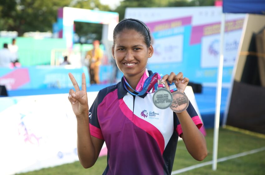  Archer Amita Rathva makes state proud with individual silver and team bronze