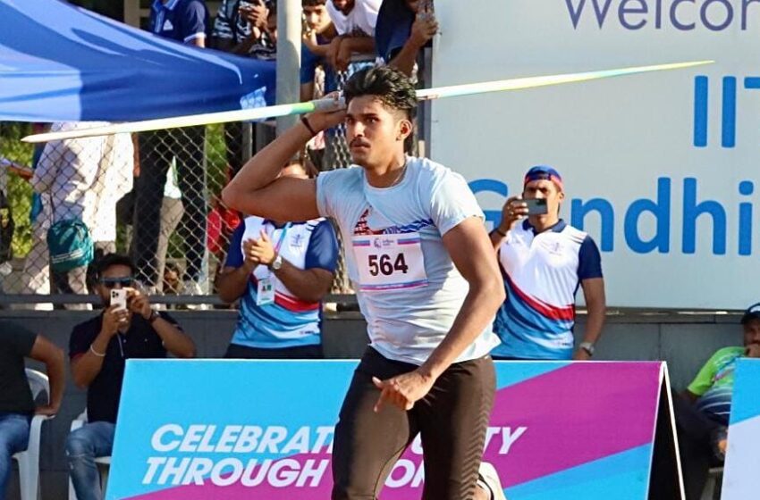 My time will also come: National Games javelin throw gold medallist Manu DP now aiming for glory on international stage