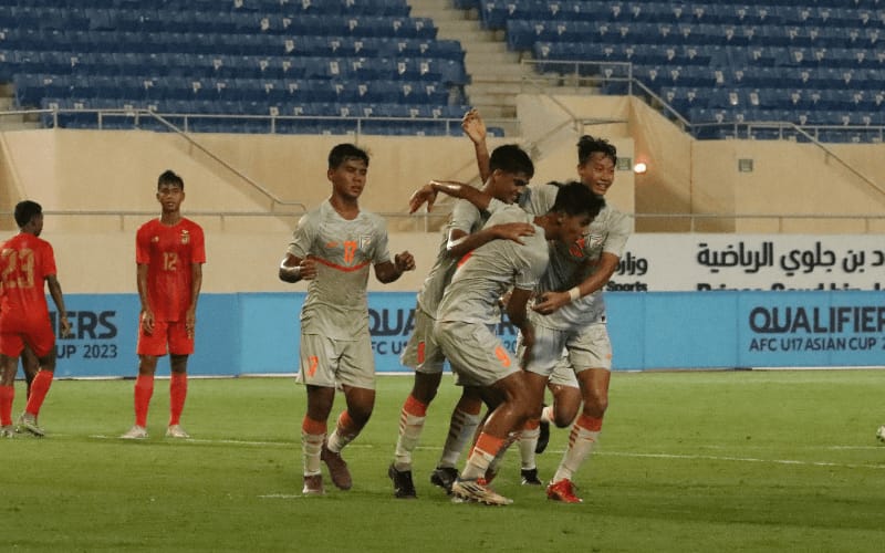  India continue winning run at AFC U-17 Asian Cup Qualifiers with 4-1 victory over Myanmar