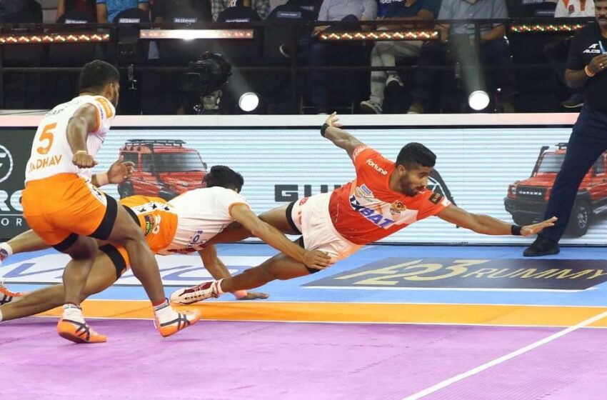  OUR DEFENDERS PLAYED AS ONE UNIT AGAINST PUNERI PALTAN,’ SAYS GUJARAT GIANTS’ HEAD COACH RAM MEHAR SINGH