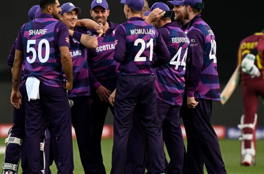  Scotland Vs Westindies: Scotland seal the game by 42 runs