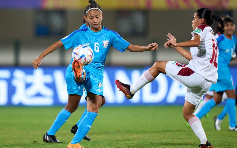  The Indian U-17 Women’s Team went down to fellow debutants Morocco 0-3