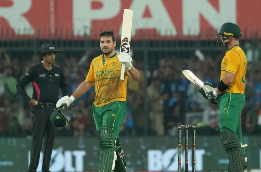  South Africa finished the T20I series on a high with a comfortable 49-run win over India in Indore