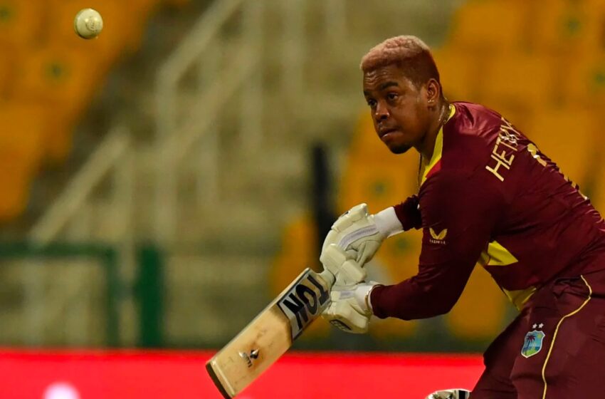  Shimron Hetmyer dropped from the T20 World Cup squad as he missed the flight