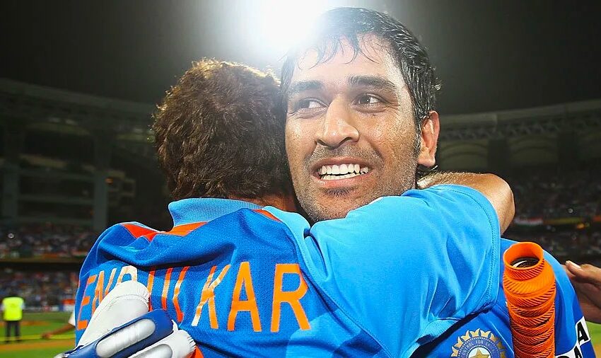 MS Dhoni said “My cricket idol always has been Sachin Tendulkar”