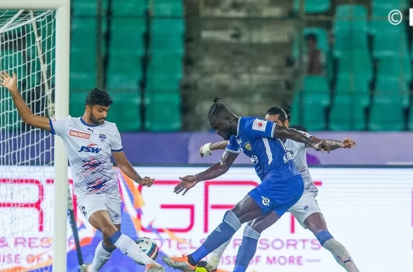 ISL:Arch-rivals Chennaiyin FC and Bengaluru FC had to settle for a point each, ended 1-1 draw
