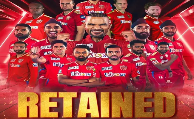  Punjab Kings retain 16 players ahead of IPL 2023 auction