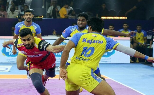  Bengaluru Bulls Survive Late Thalaivas Surge To Win 40-34