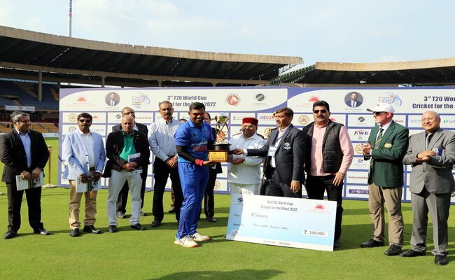  India Earn their Hat-trick Victory in T20 World Cup for the Blind