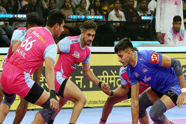  V Ajith’s Brilliant Show Helps Jaipur Pink Panthers Defeat Haryana Steelers & Confirm Semi-Final Berth 