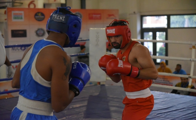 Men’s National Boxing Championships: Gaurav Solanki, Hussamuddin and Biswamitra register commanding victories on Day 2