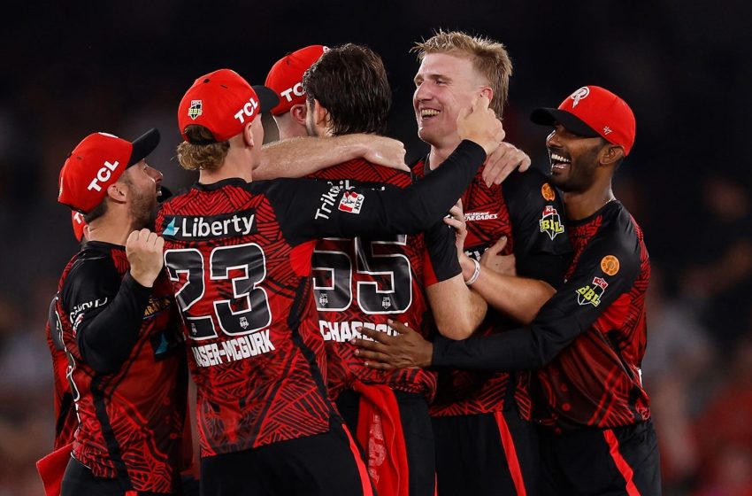  Melbourne Renegades have won a tense BBL derby