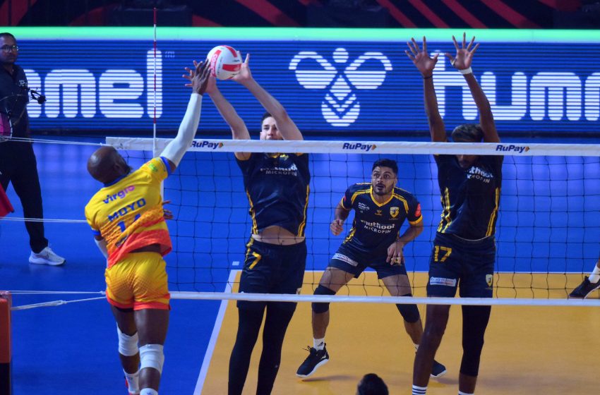  Chennai Blitz win five-set thriller against Kochi Blue Spikers