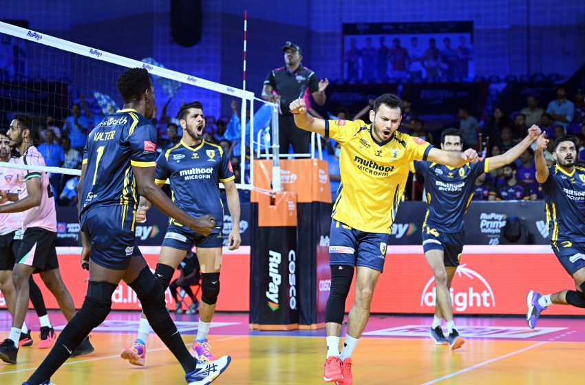  ‘Bengaluru Torpedoes’ uphill journey continues with win over Kochi Blue Spikers