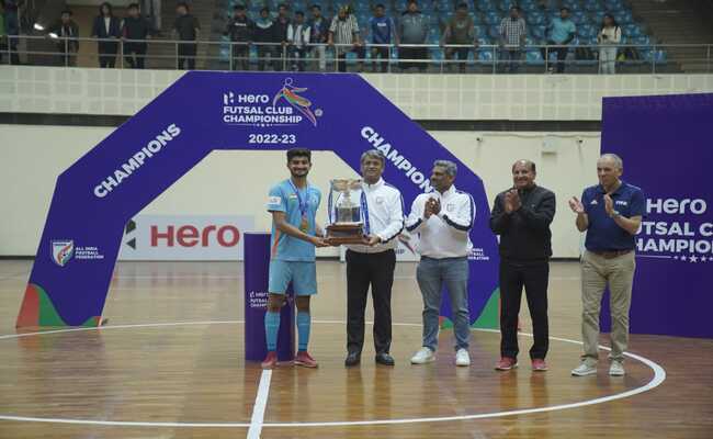  Goalkeeper Scott Moraes stood tall as Minerva Academy FC won the Hero Futsal Club Championship