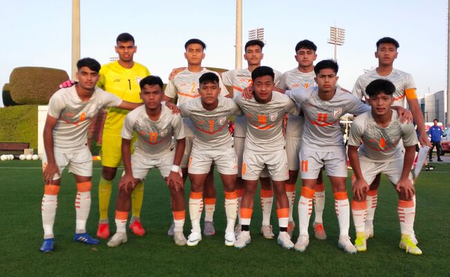  The India U-17 Men’s National Team suffered a 1-3 loss at the hands of their Qatar counterparts in the first of two friendly matches at the Aspire Academy in Doha, Qatar, on Saturday