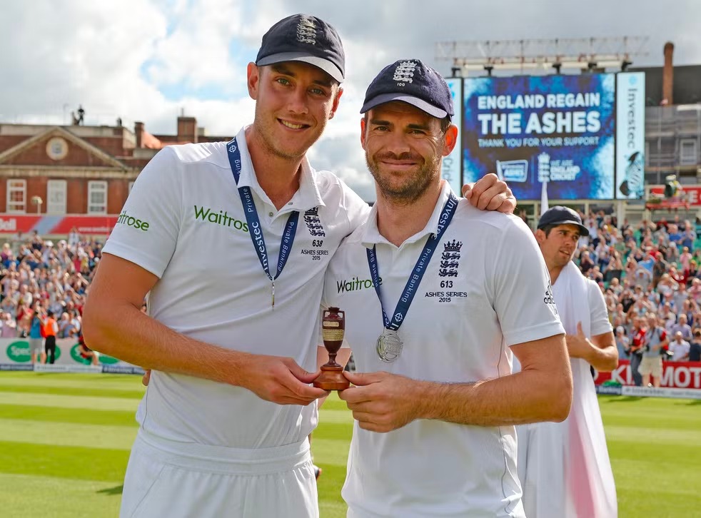 Stuart Broad and James Anderson