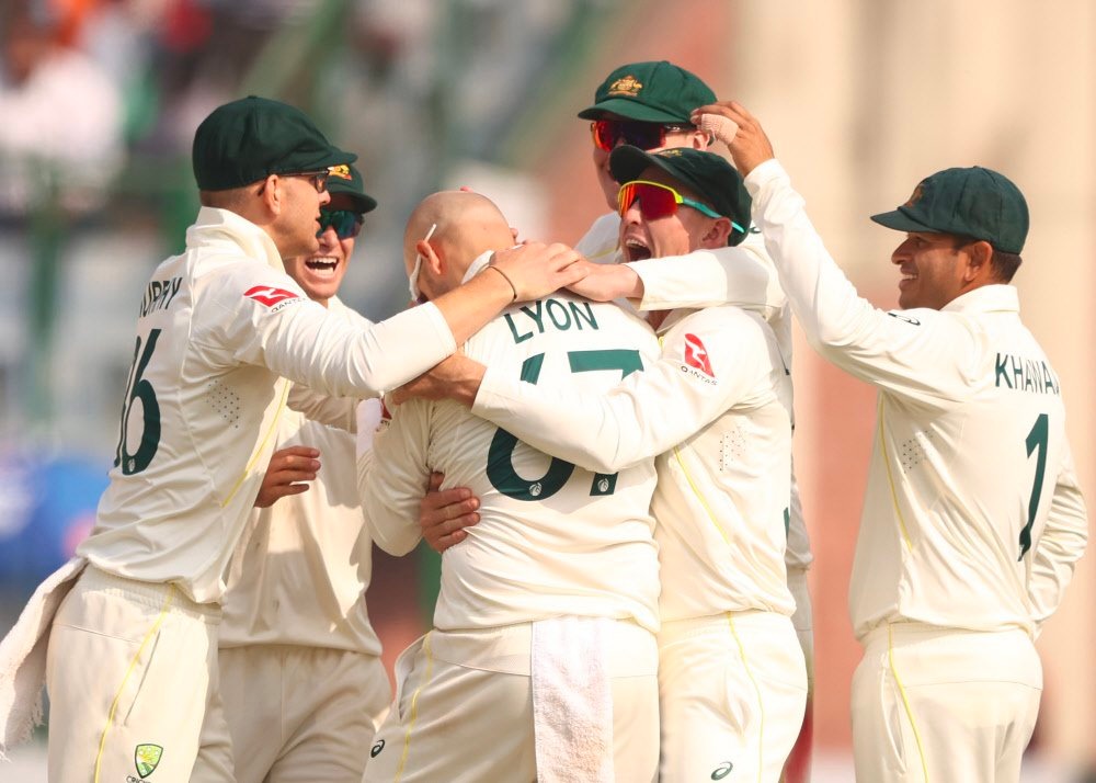 Advantage Australia after absorbing day: How day two of Delhi Test played out