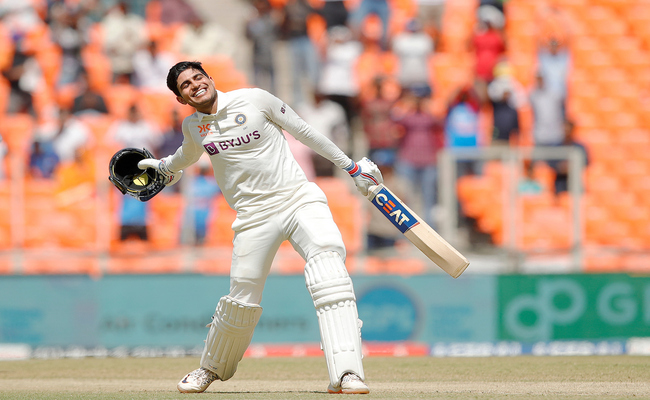  Shubman Gill’s second Test hundred drives India’s fightback.