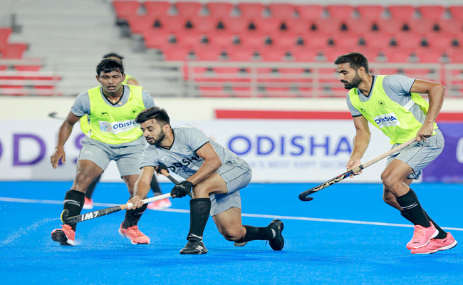  Indian Men’s Hockey Team gear up to take on World Champions Germany in FIH Men’s Hockey Pro League 2022/23
