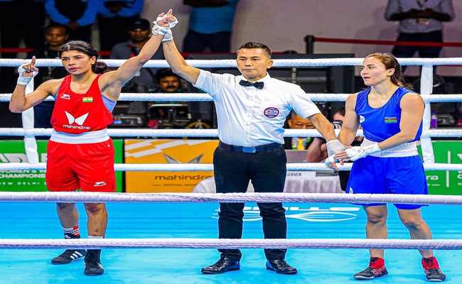  Nikhat Zareen kickstarted Women’s World Boxing Championships with a bang