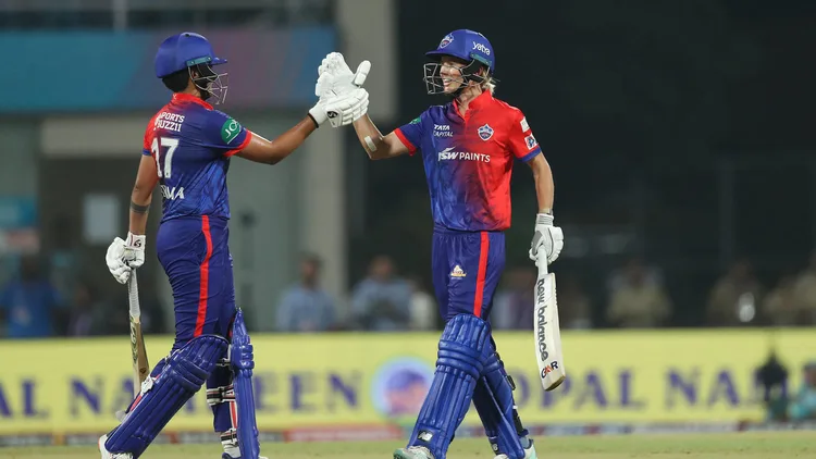 Delhi Capitals beat Gujarat Giants in Match 9 of the TATA WPL at the DY Patil Stadium in Navi Mumbai on Saturday.