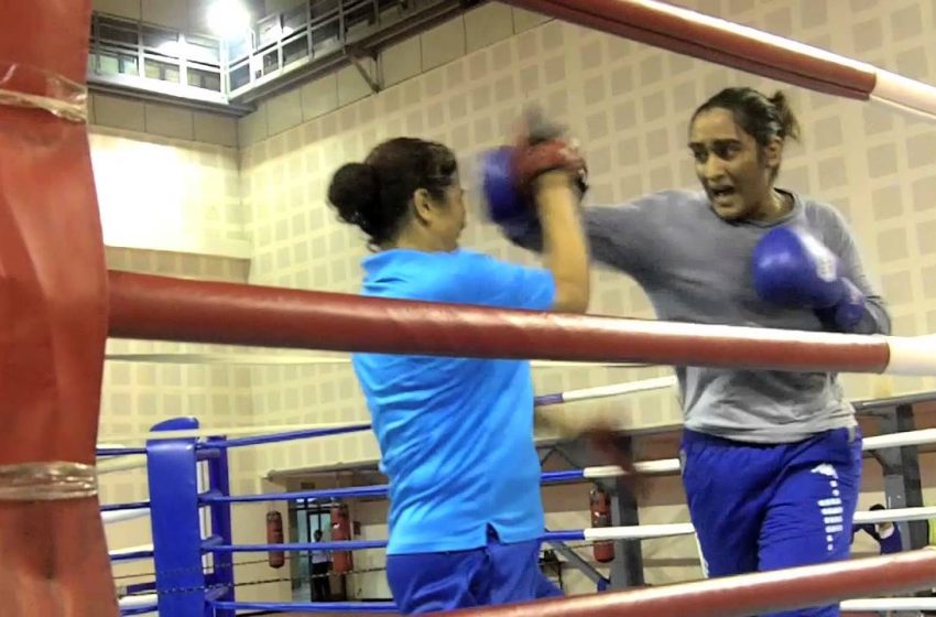 International boxers begin training in New Delhi for World Boxing Championships