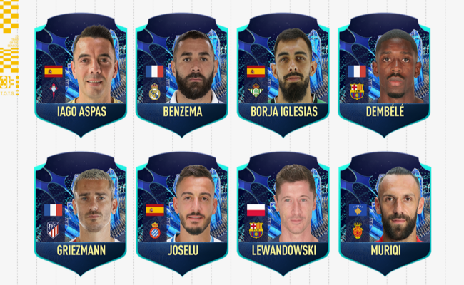  The nominees for the LaLiga and EA SPORTSTM ‘Team Of The Season’ awards have been revealed!