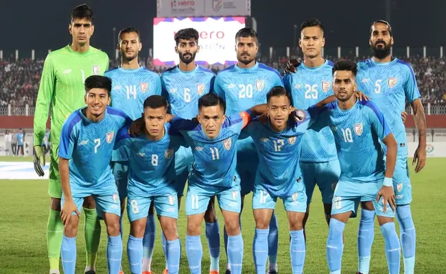  Indian National Football team to face Kuwait in the Finals