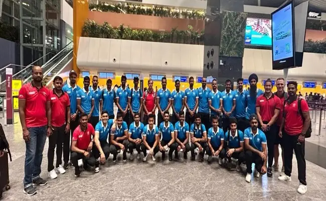  Indian Men’s Hockey Team leaves for Spain for four-nation tournament
