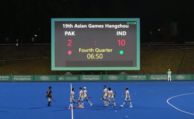  Indian Men’s Hockey Team stuns Pakistan in Hangzhou, picks dominant 10-2 win