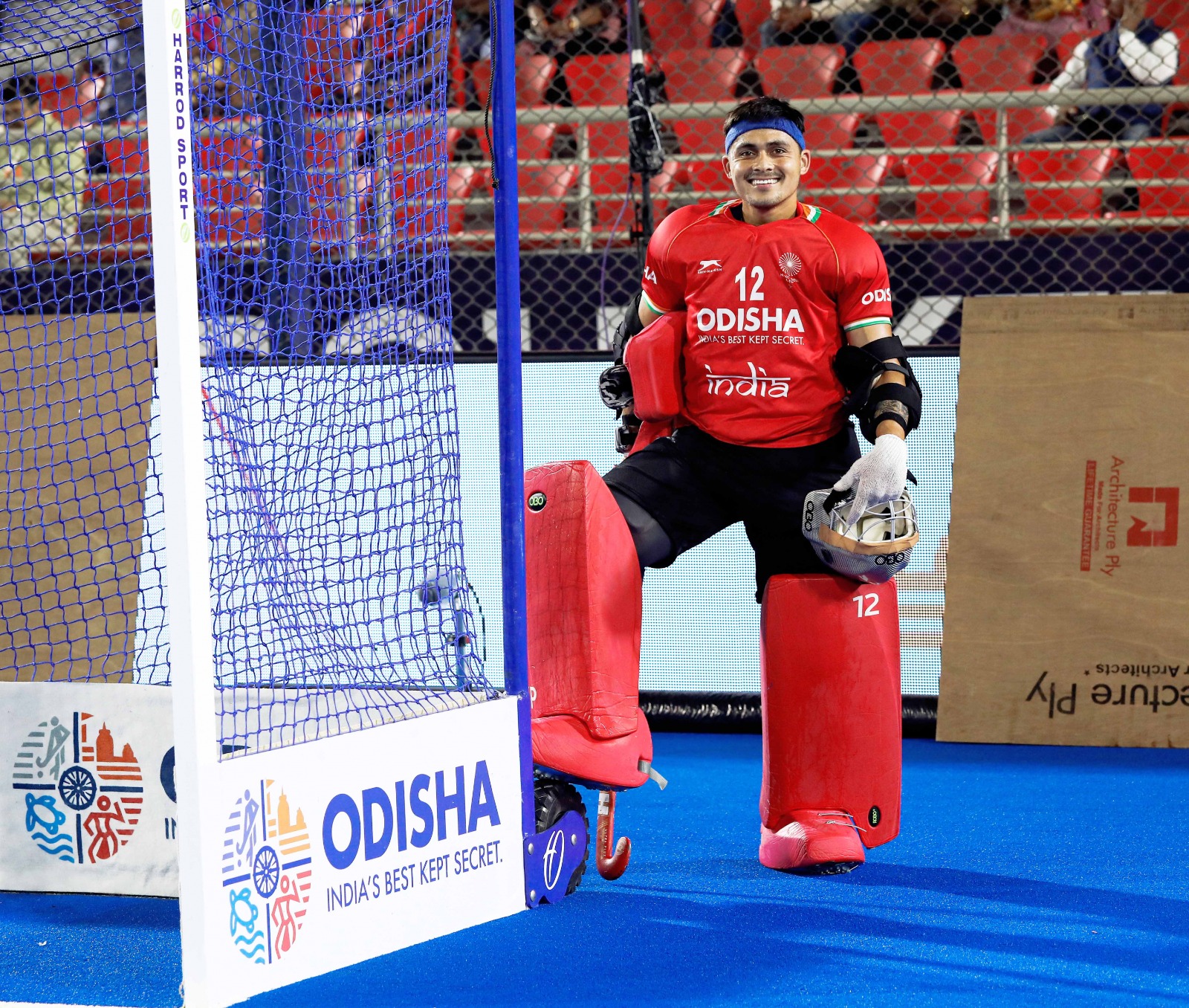 Hockey Team goalkeeper Krishan Pathak