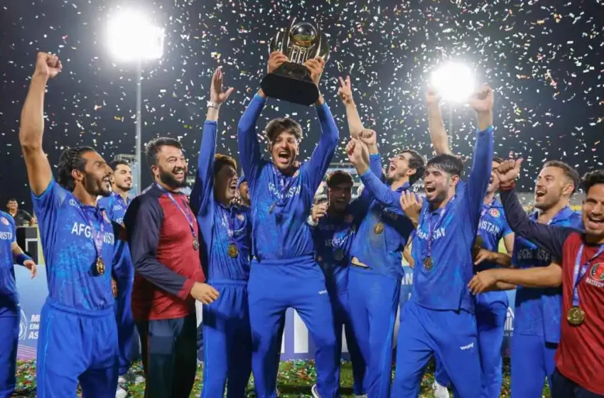 Afghanistan A Clinches Historic Asia Cup Title