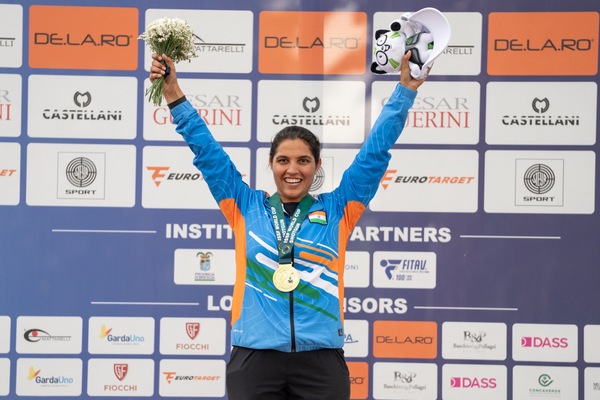  Pure dominance by Neeru in Itlay: Wins her maiden Gold in  Women’s Trap Event